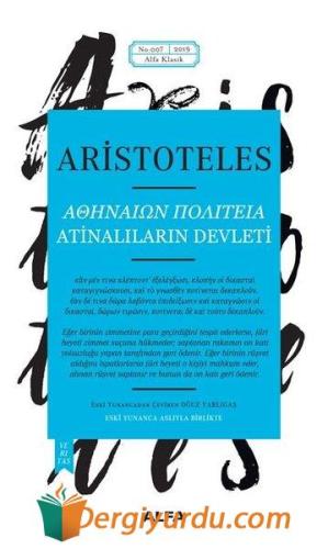 Atinalıların Devleti Aristoteles (Aristo)