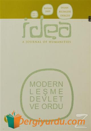 İdea Cilt: 1 Sayı: 1 İnsan Bilimleri Dergisi / A Journal of Humanities