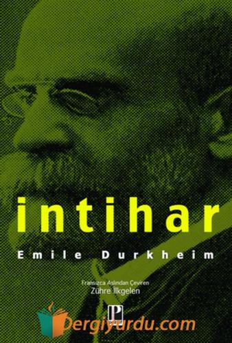 İntihar Emile Durkheim